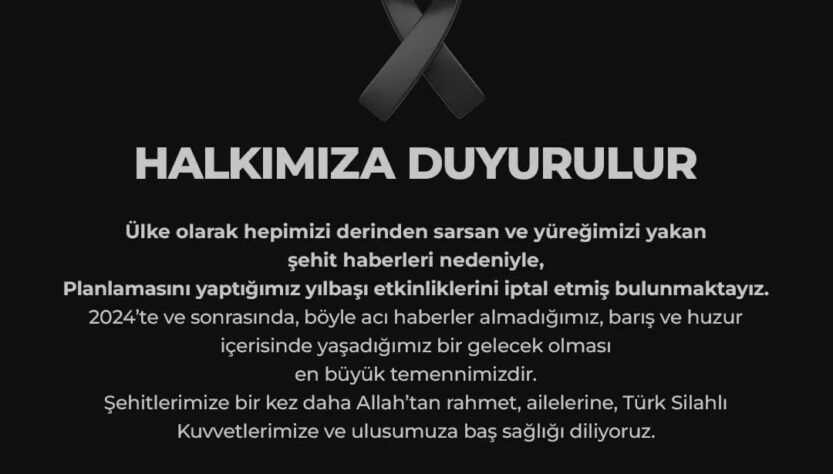 kesimoğlu belediye kırklareli lüleburgaz CHP kırklareli bağımsız aday yılbaşı konser iptal